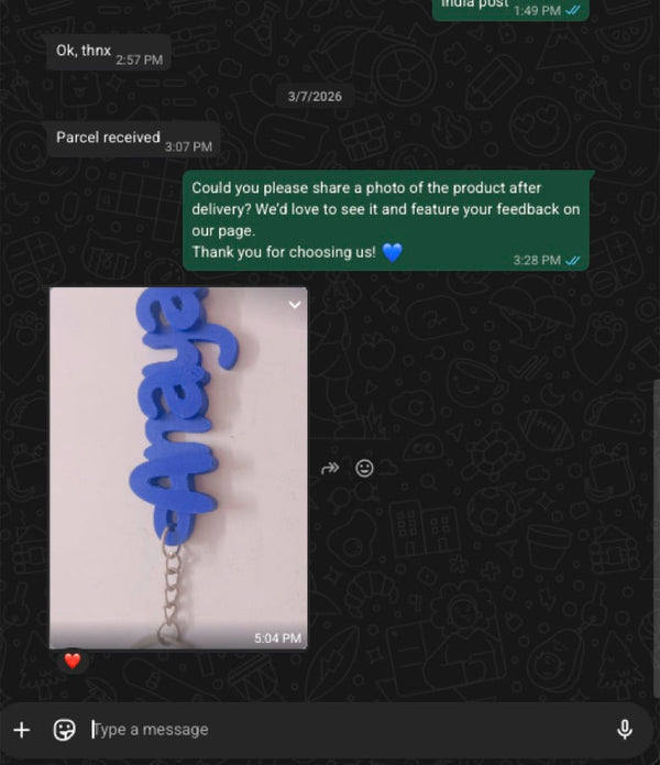 Customer photo