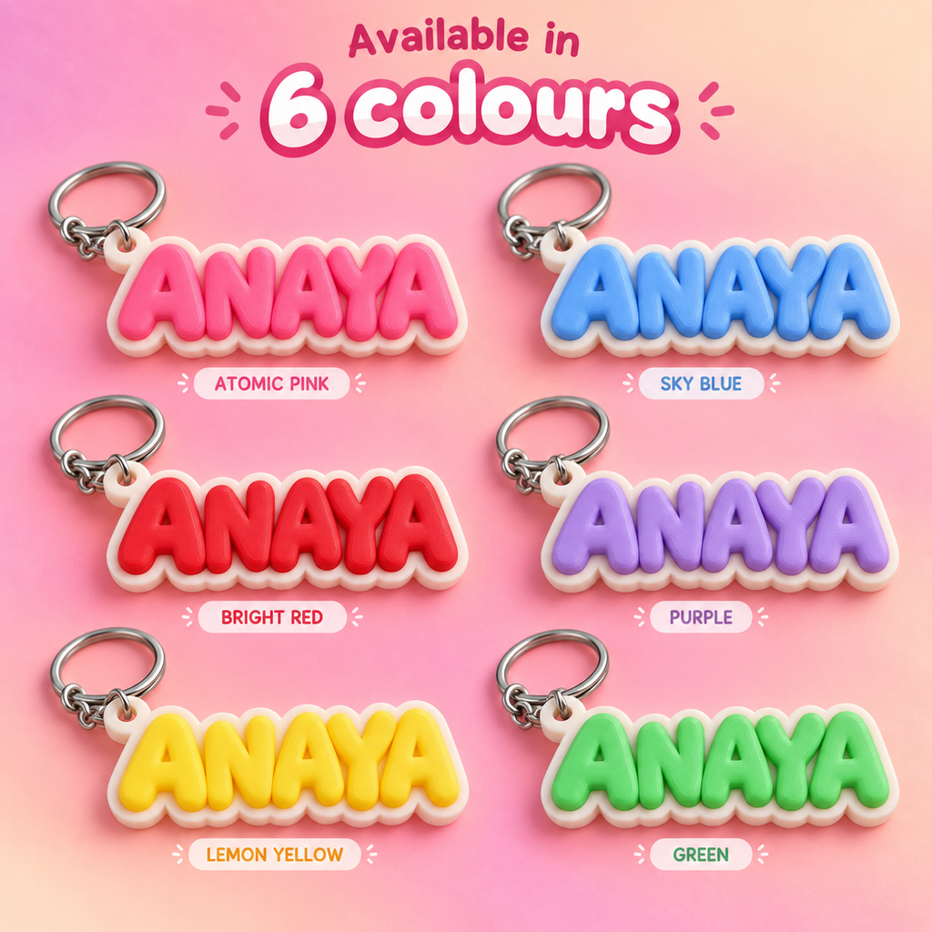 Slay Name Keychain
