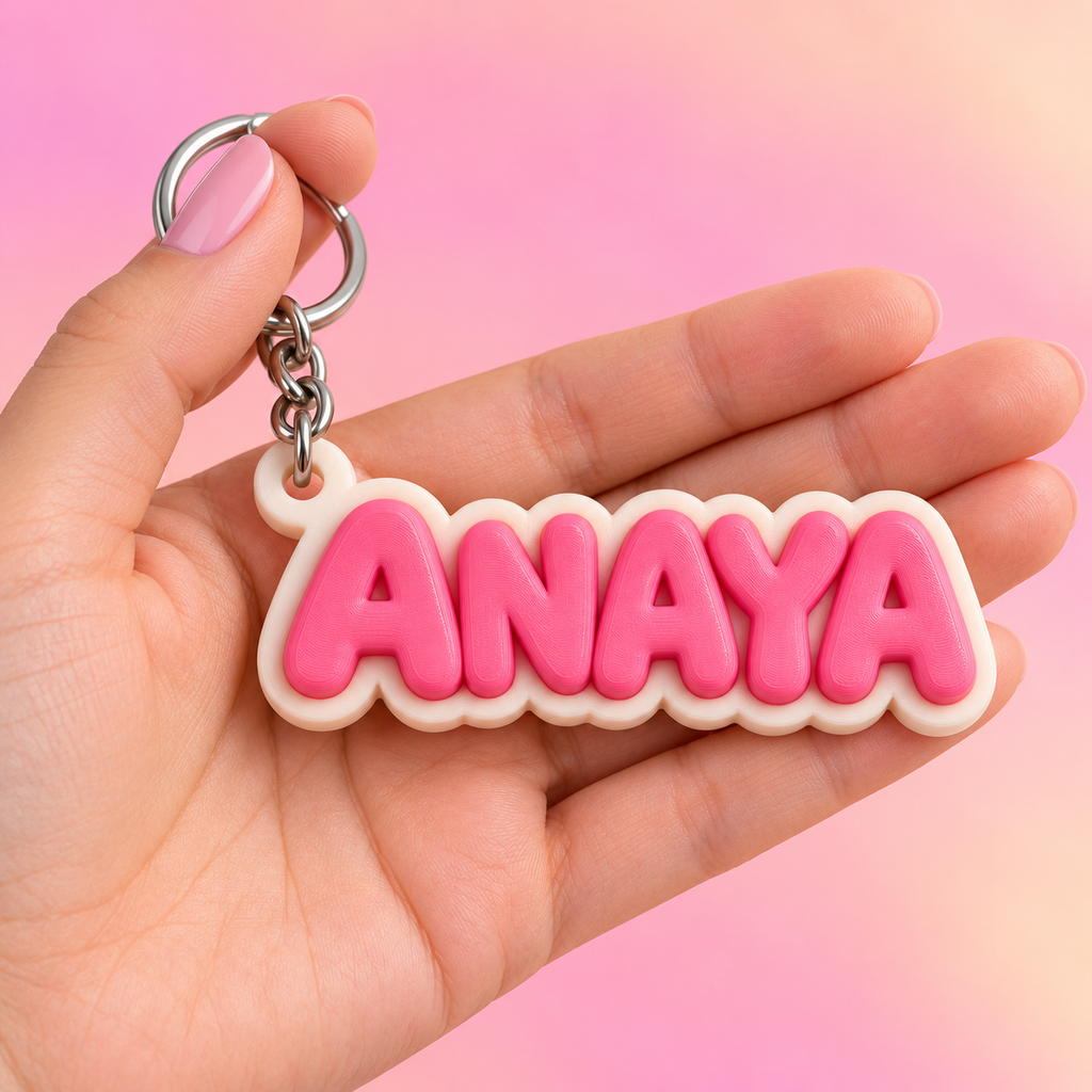 Slay Name Keychain