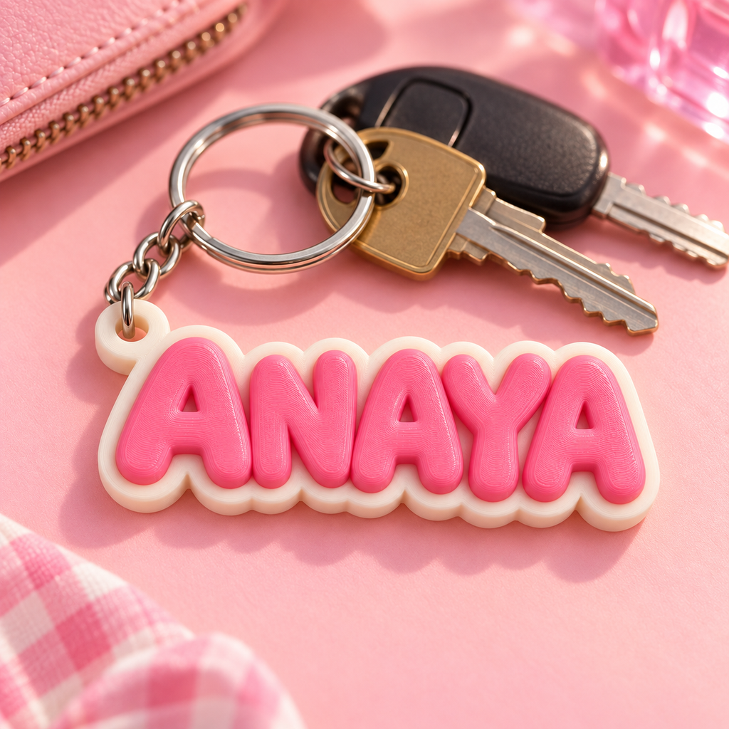 Slay Name Keychain