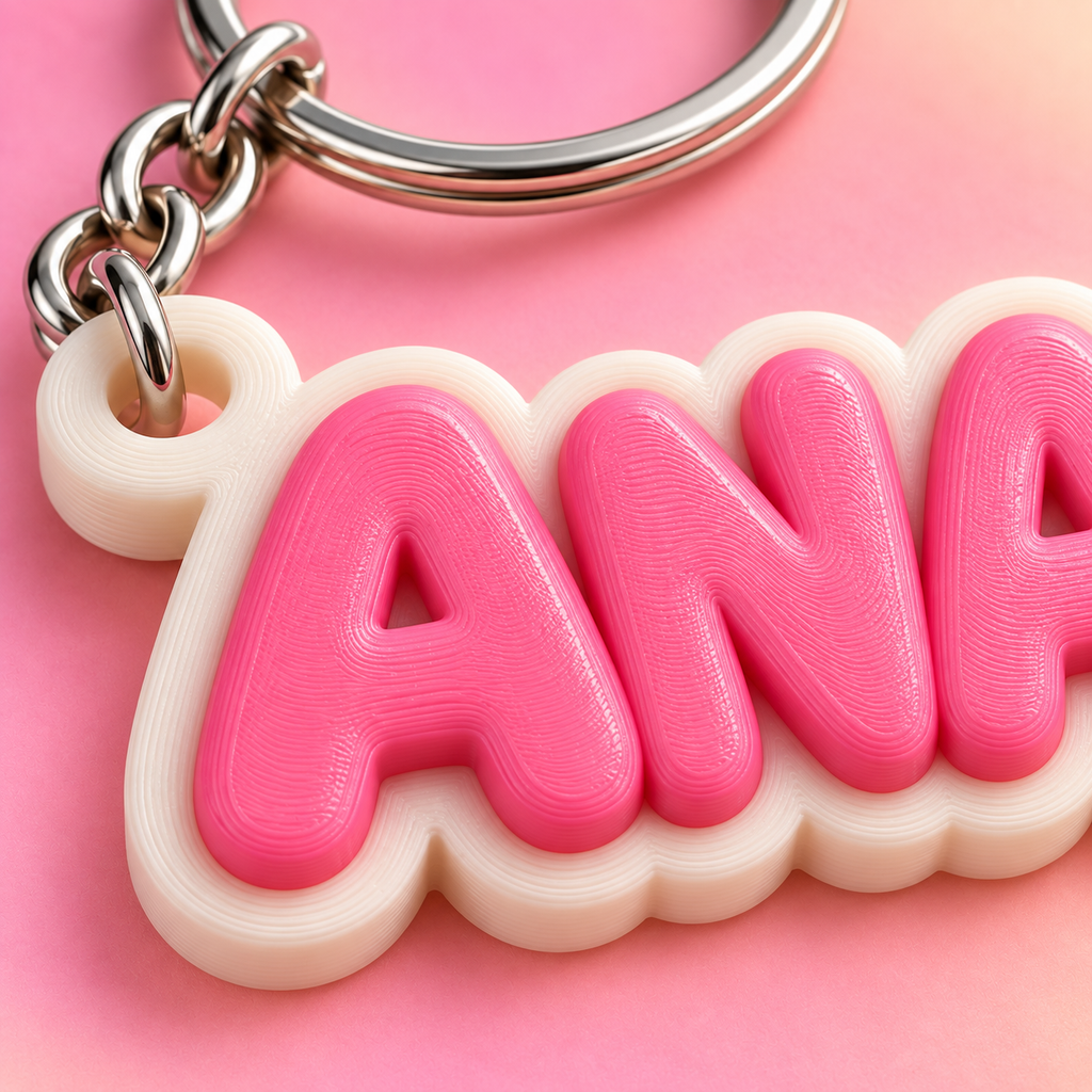 Slay Name Keychain