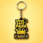 Drive Safe Papa Keychain
