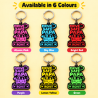 Drive Safe Papa Keychain