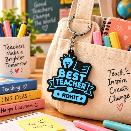 Best Teacher Keychain