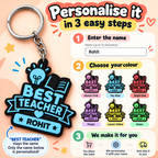 Best Teacher Keychain