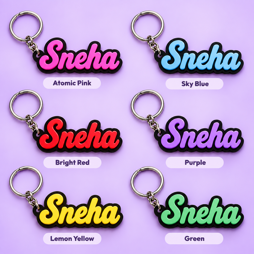 Custom Name Keychain