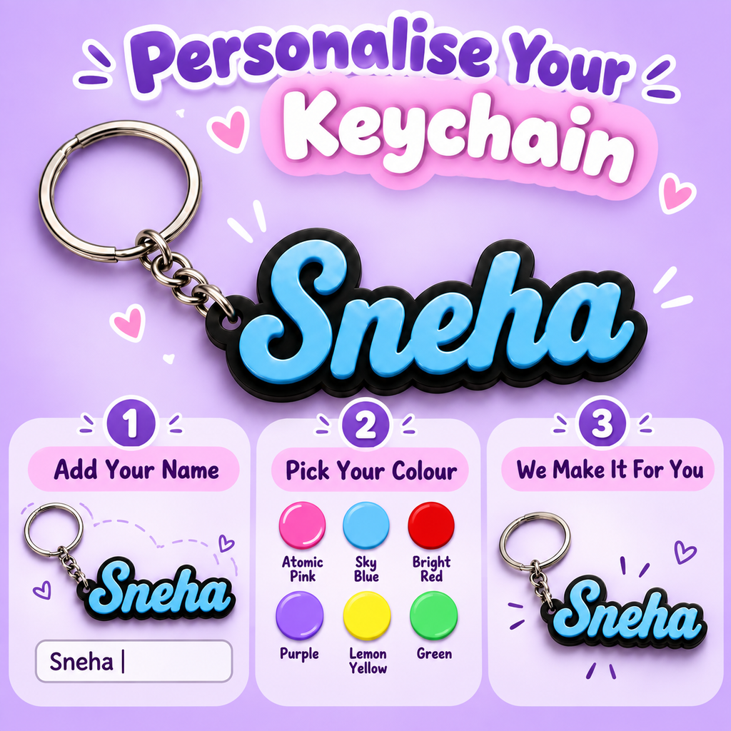 Custom Name Keychain