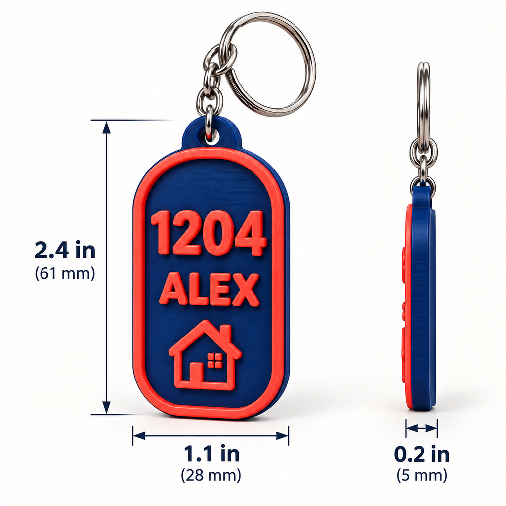 Home Door Keychain