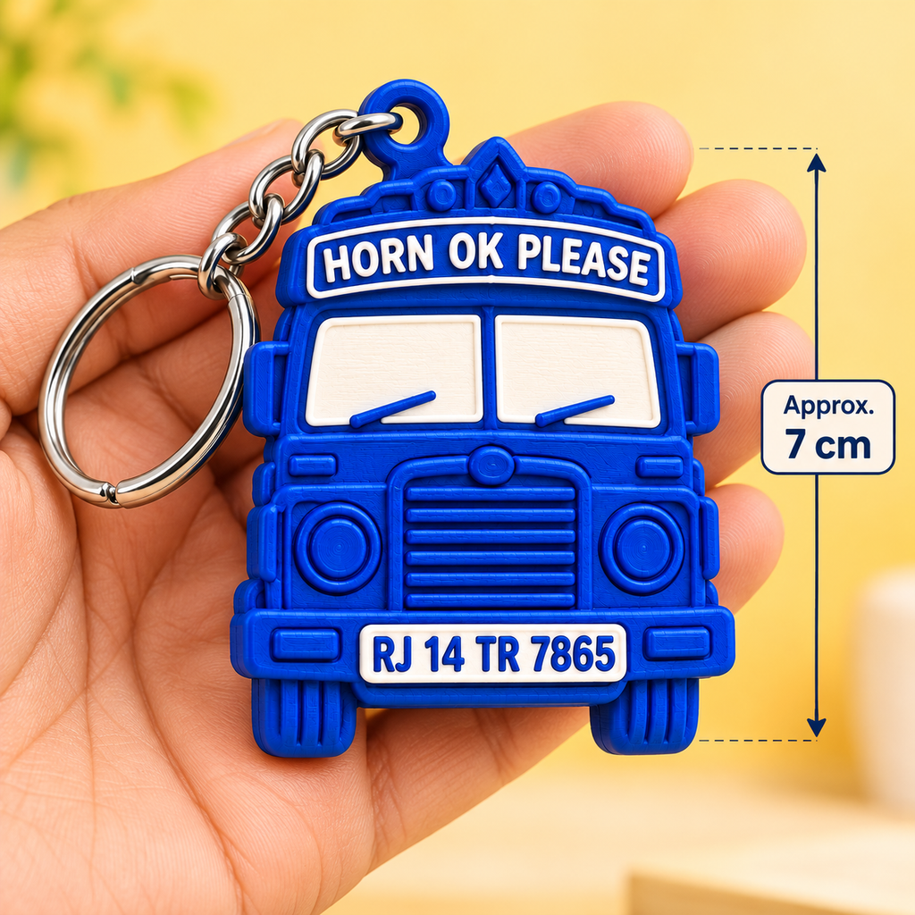 Truck Driver Keychain