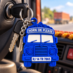 Truck Driver Keychain