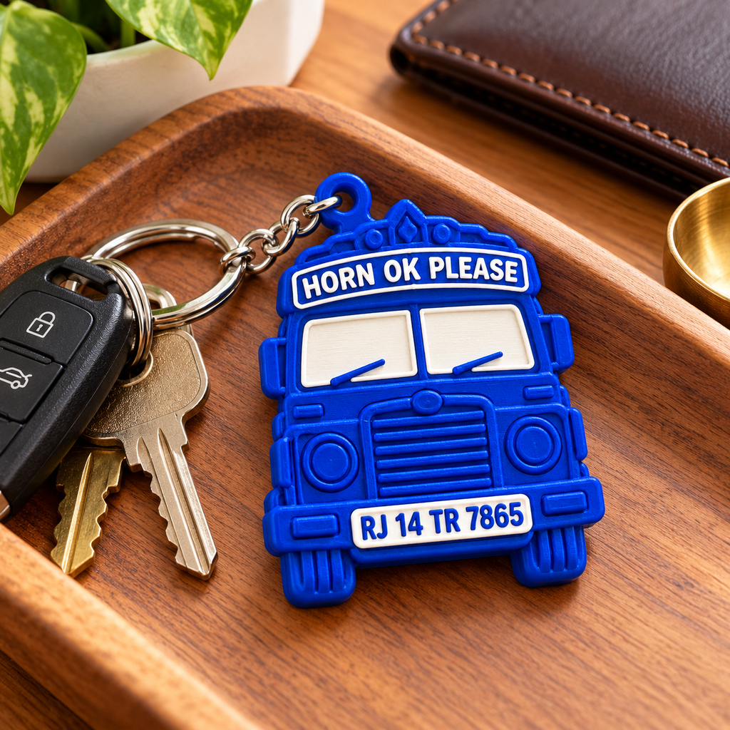 Truck Driver Keychain