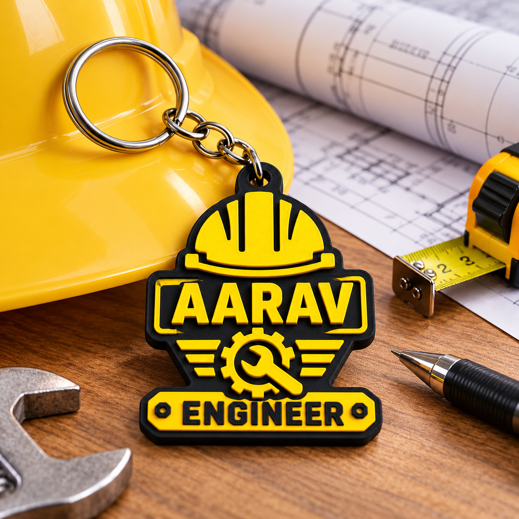 Engineer Keychain