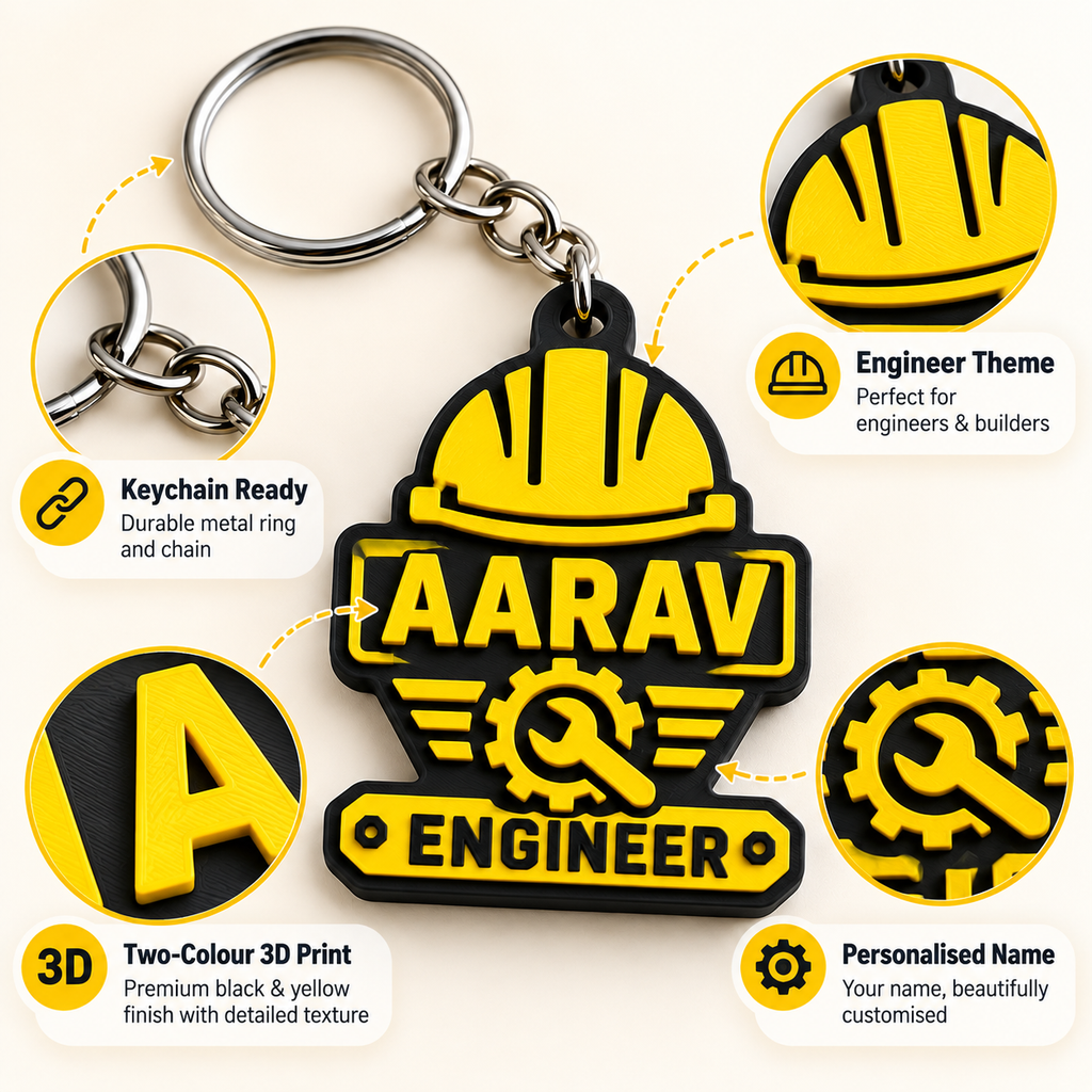 Engineer Keychain
