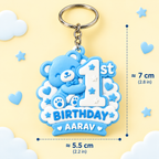 First Birthday Keychain