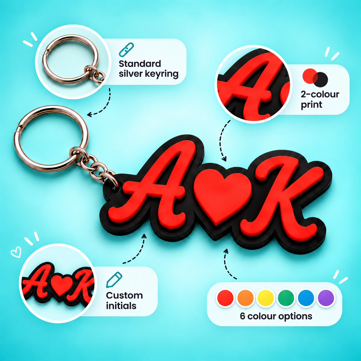 Couple Keychains