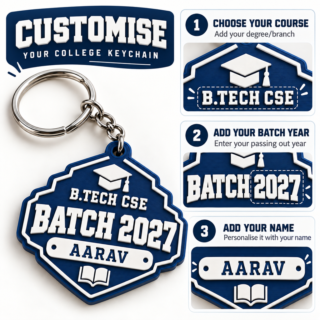 College Student Keychain