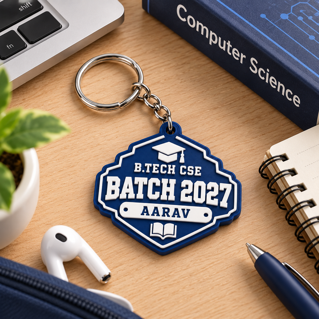College Student Keychain
