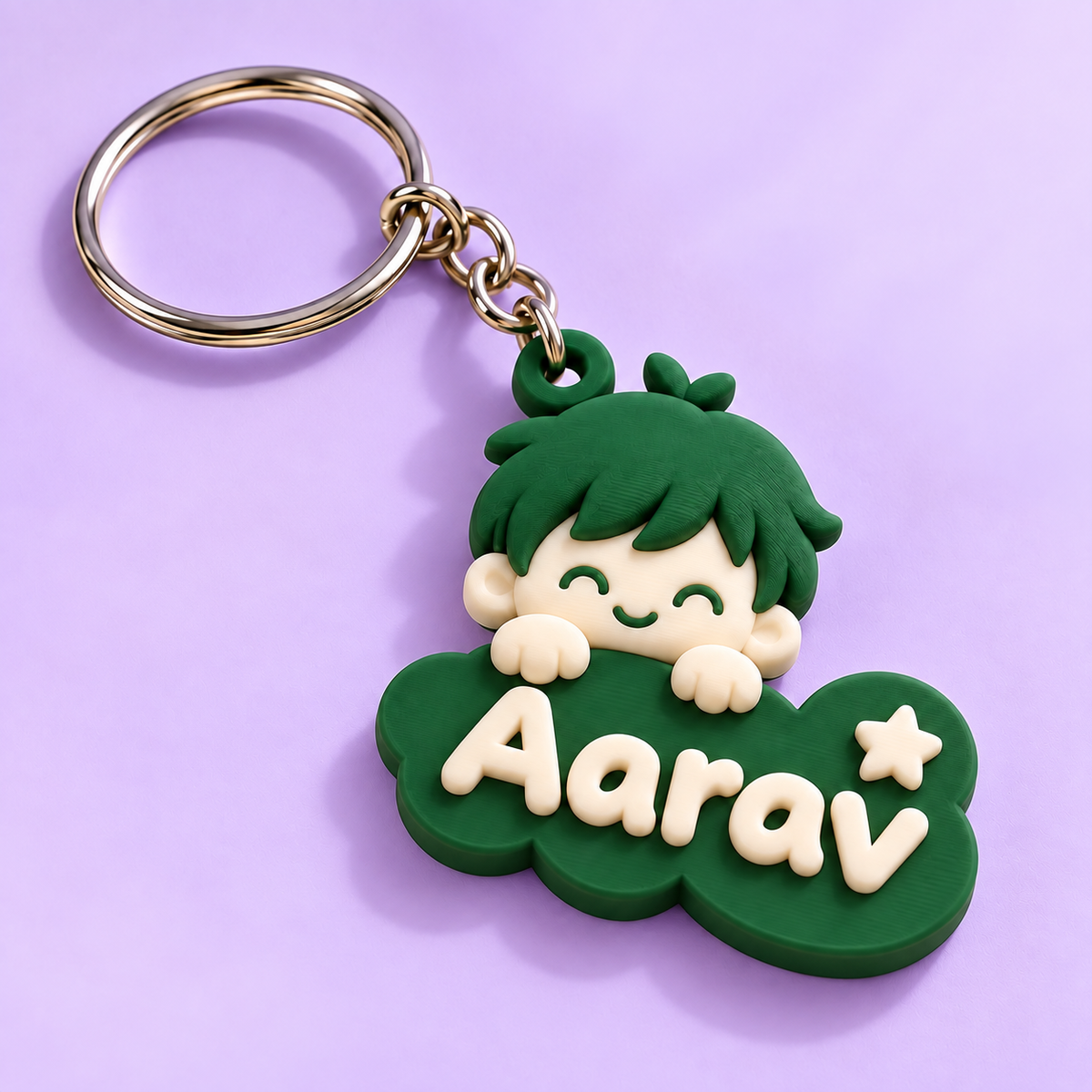 Cute Boy Keychain