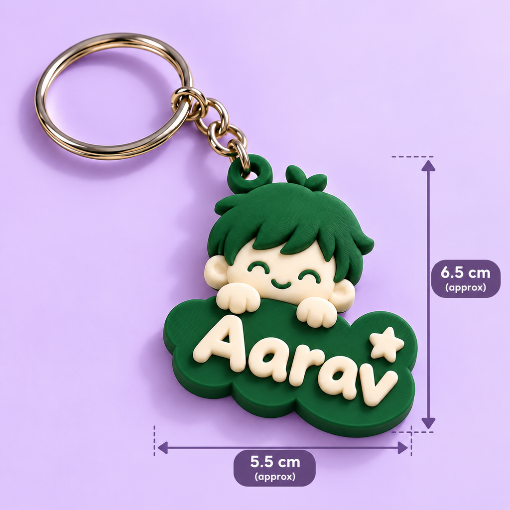 Cute Boy Keychain