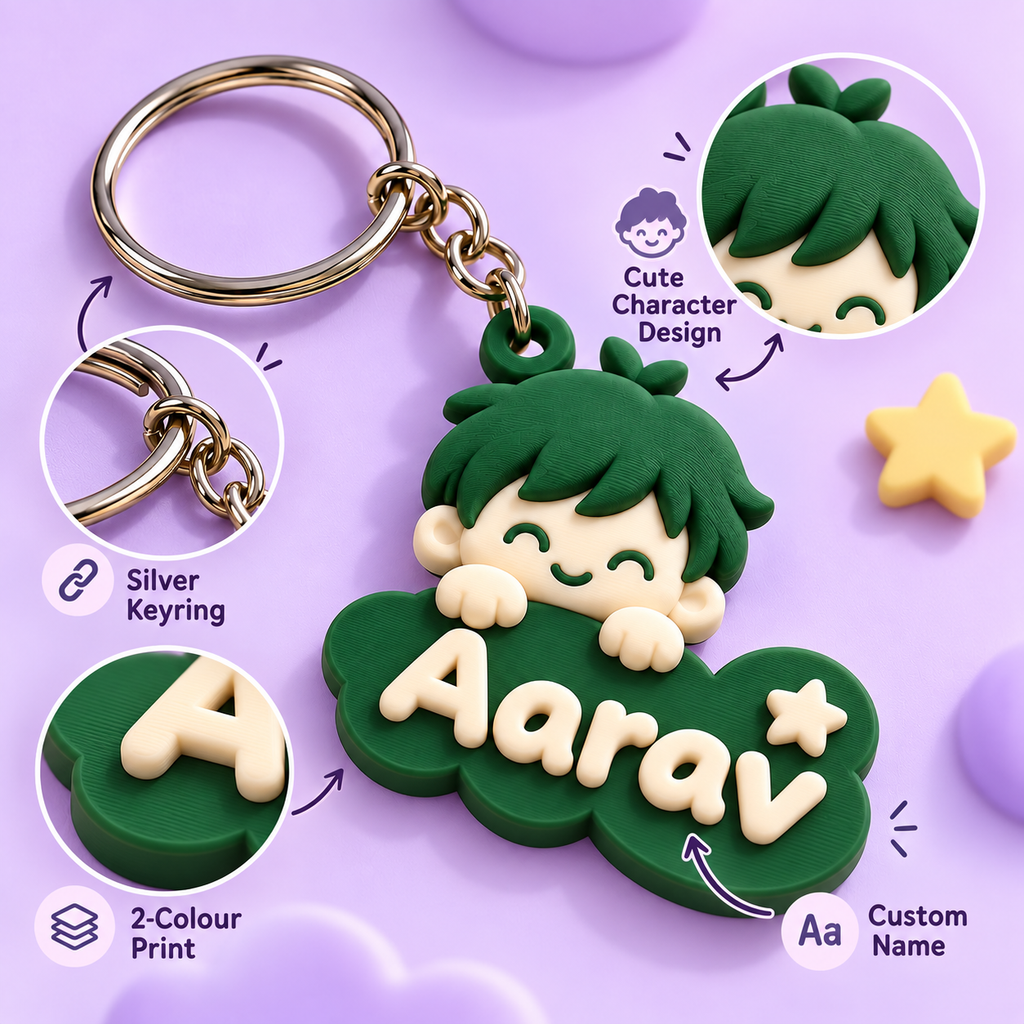 Cute Boy Keychain