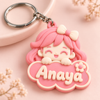 Cute Girl Keychain