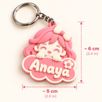 Cute Girl Keychain