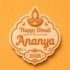 Diwali Fridge Magnet