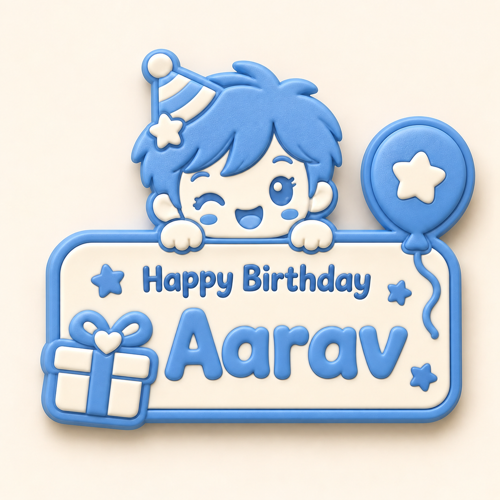Birthday Pop Fridge Magnet