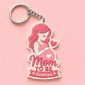 Mom Pop Keychain
