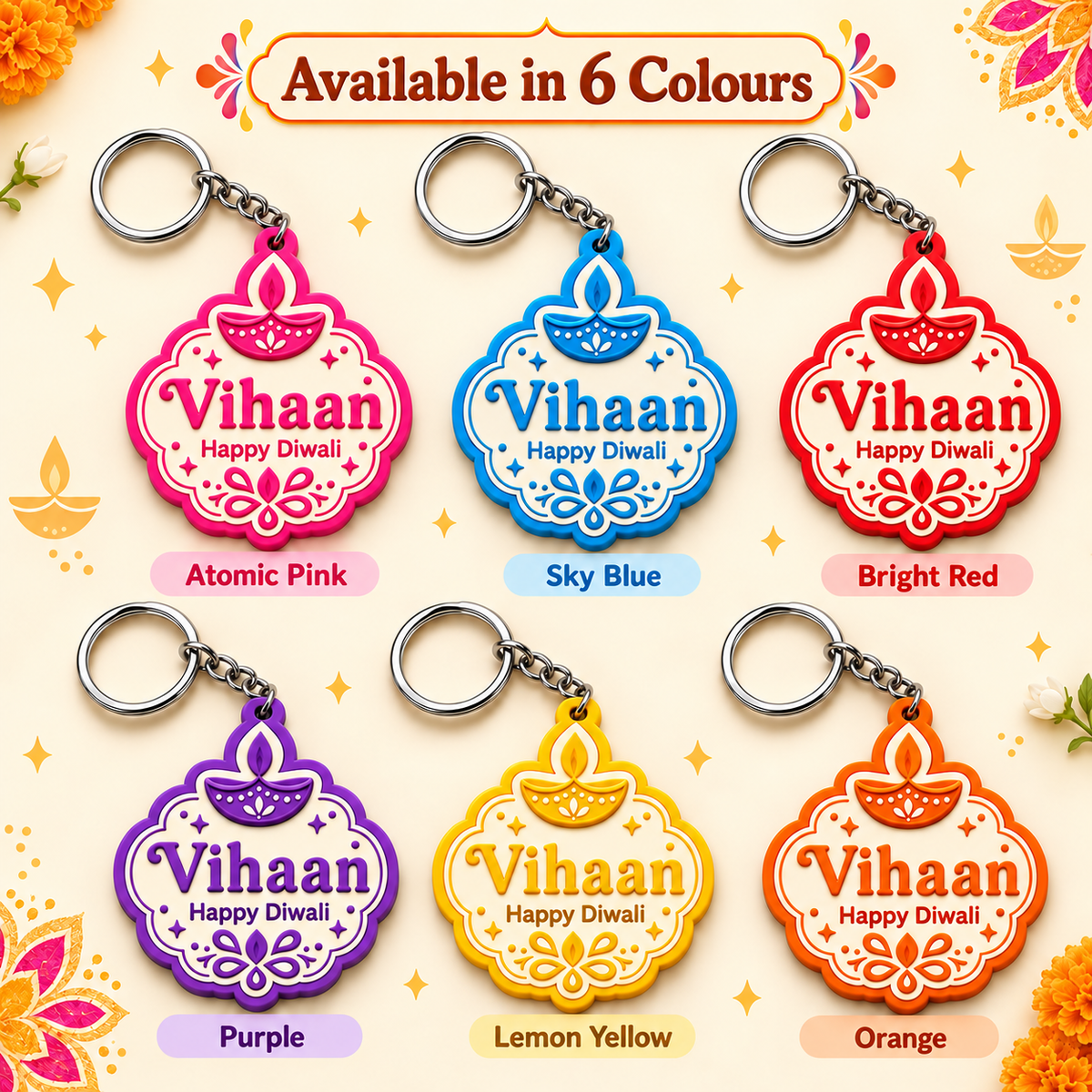 Diwali Pop Keychain