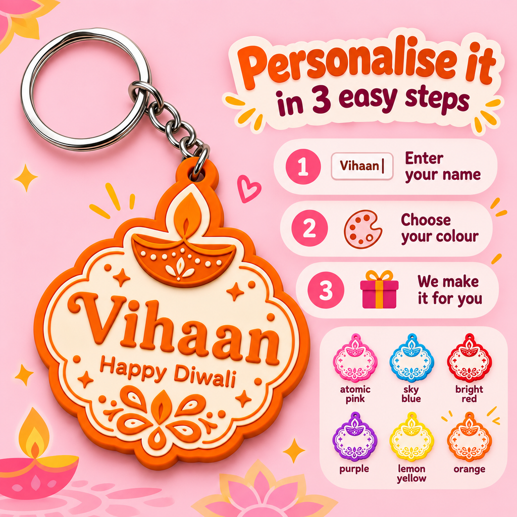 Diwali Pop Keychain