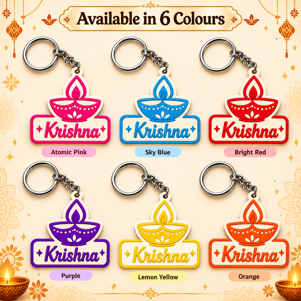 Diwali Custom Keychain