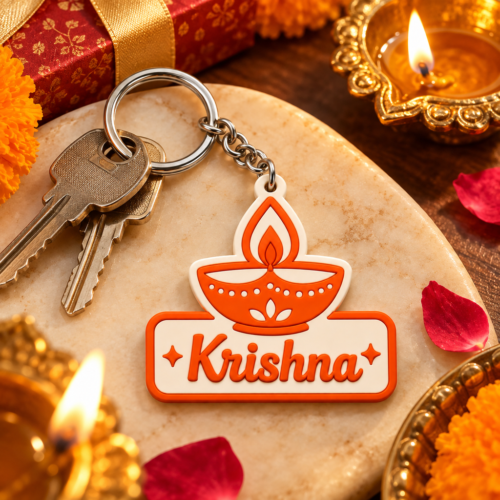 Diwali Custom Keychain