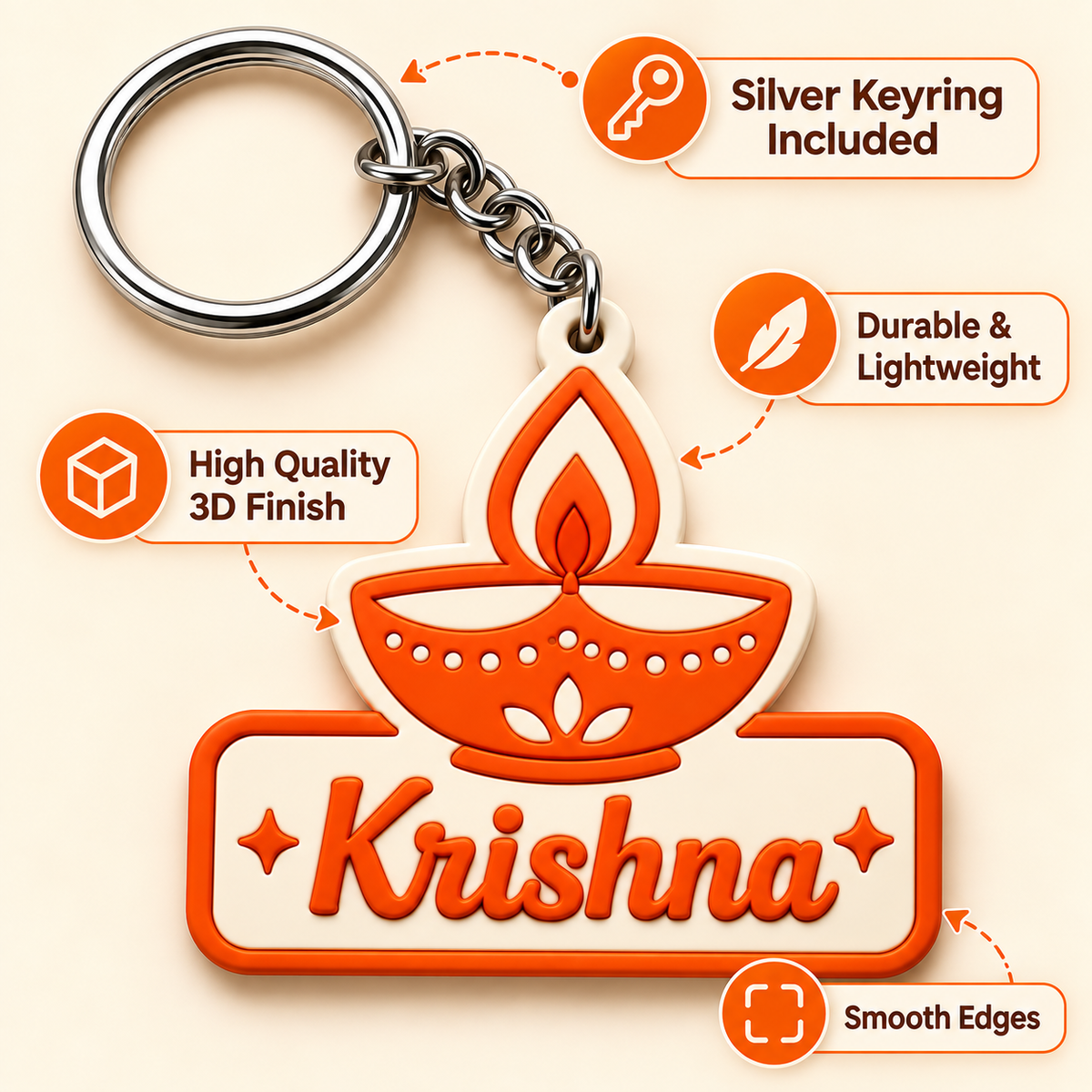 Diwali Custom Keychain