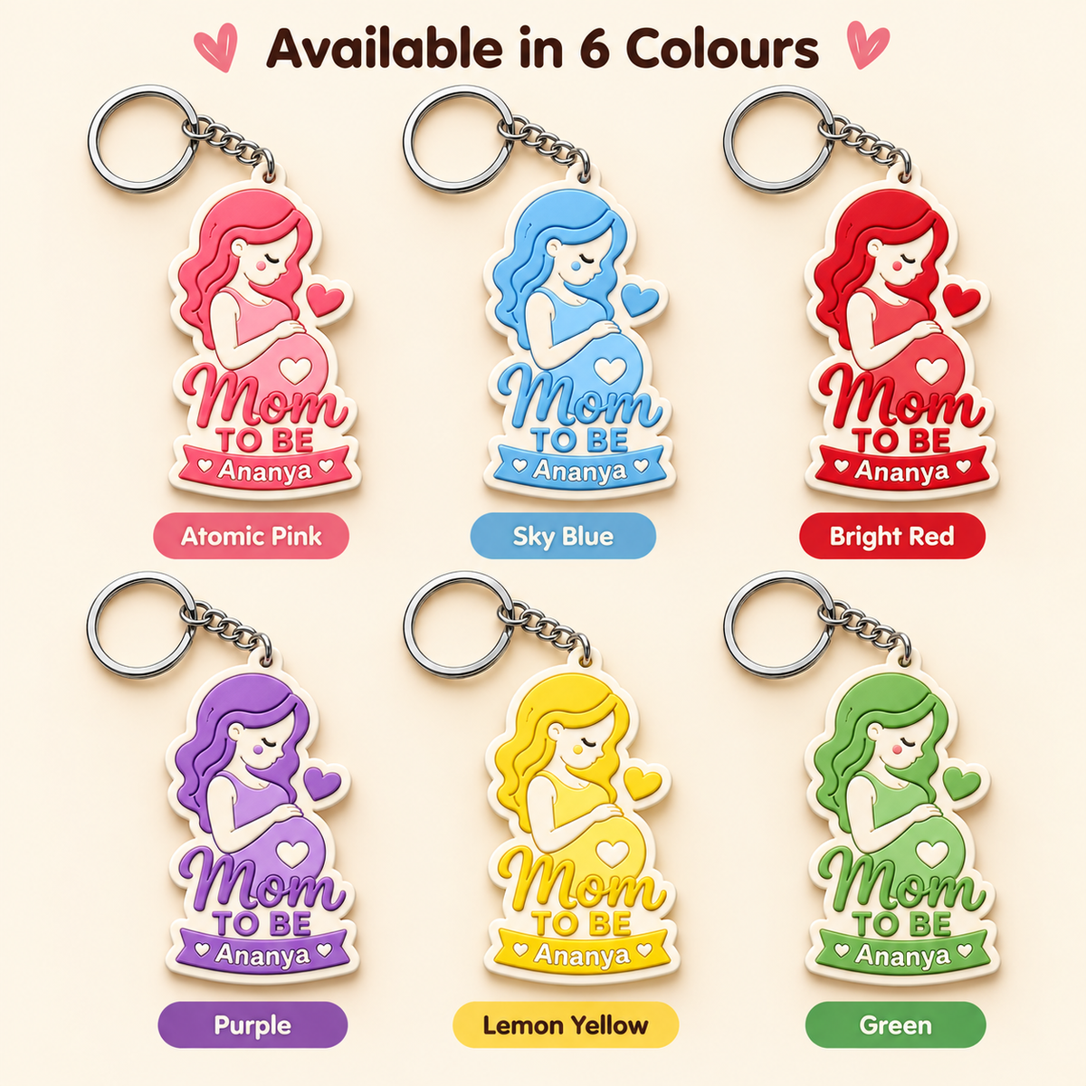Mom Pop Keychain