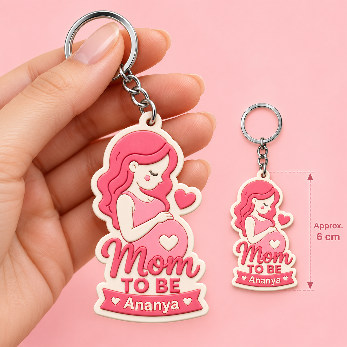 Mom Pop Keychain