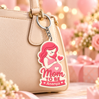Mom Pop Keychain