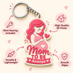 Mom Pop Keychain