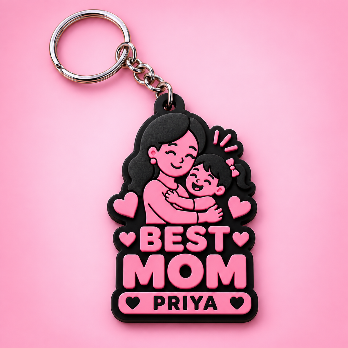Best Mom Keychain