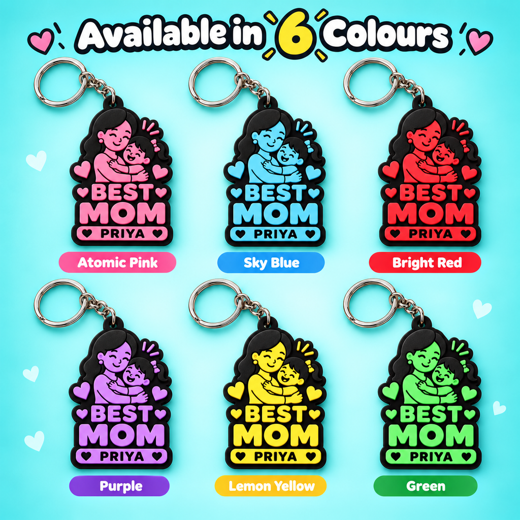 Best Mom Keychain