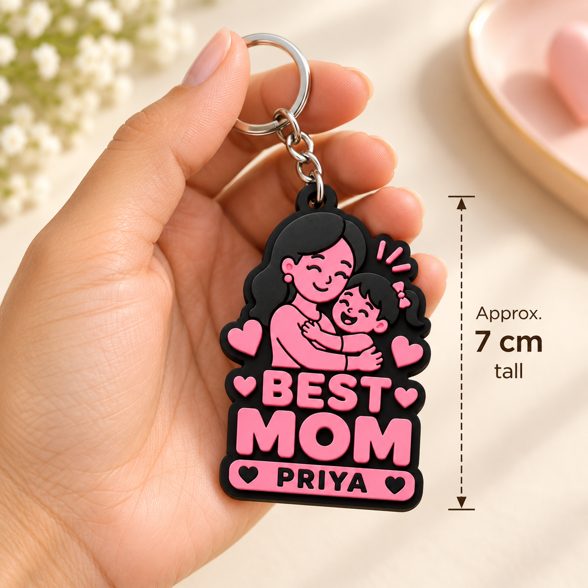 Best Mom Keychain