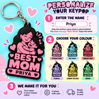 Best Mom Keychain