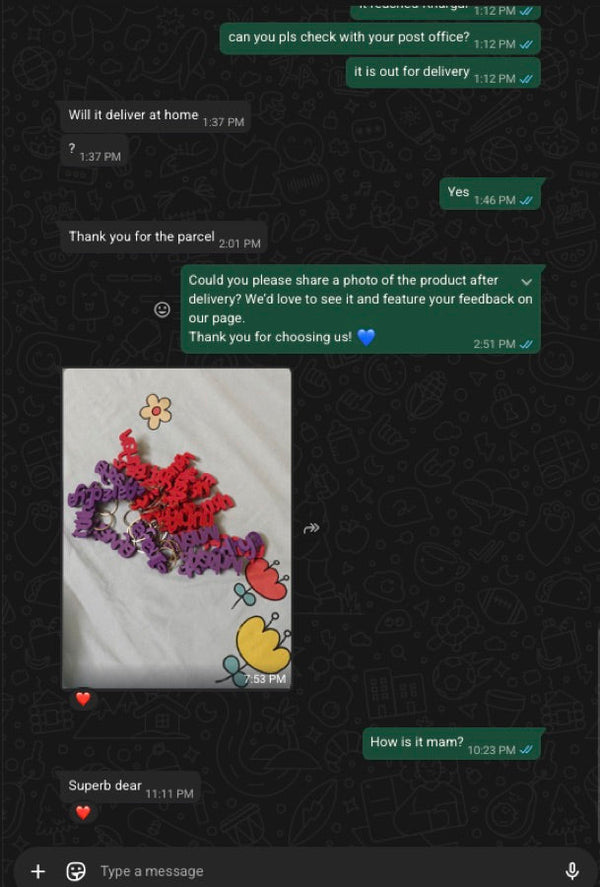 Customer photo